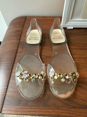 Stuart Weitzman jelly flats - size 7. Never worn!